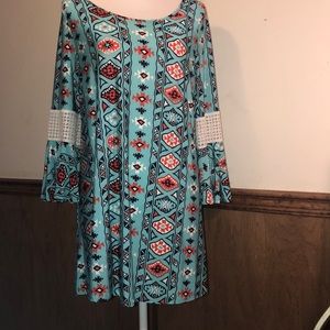 Tribal print tunic